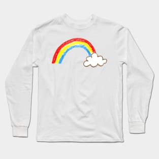 Crayon Rainbow Long Sleeve T-Shirt